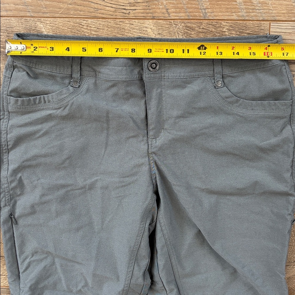 Kuhl Trekr Pants Womens 14 regular Gray Outdoor Style 6235 Nylon Blend Hiking - Picture 5 of 10